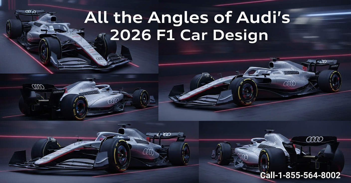 All the Angles of Audi’s 2026 F1 Car Design